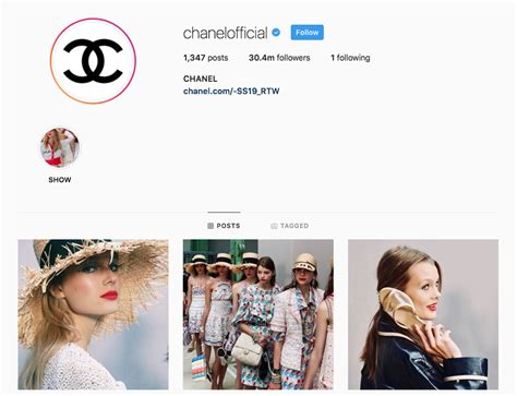 chanel overloon insta|chanel instagram.